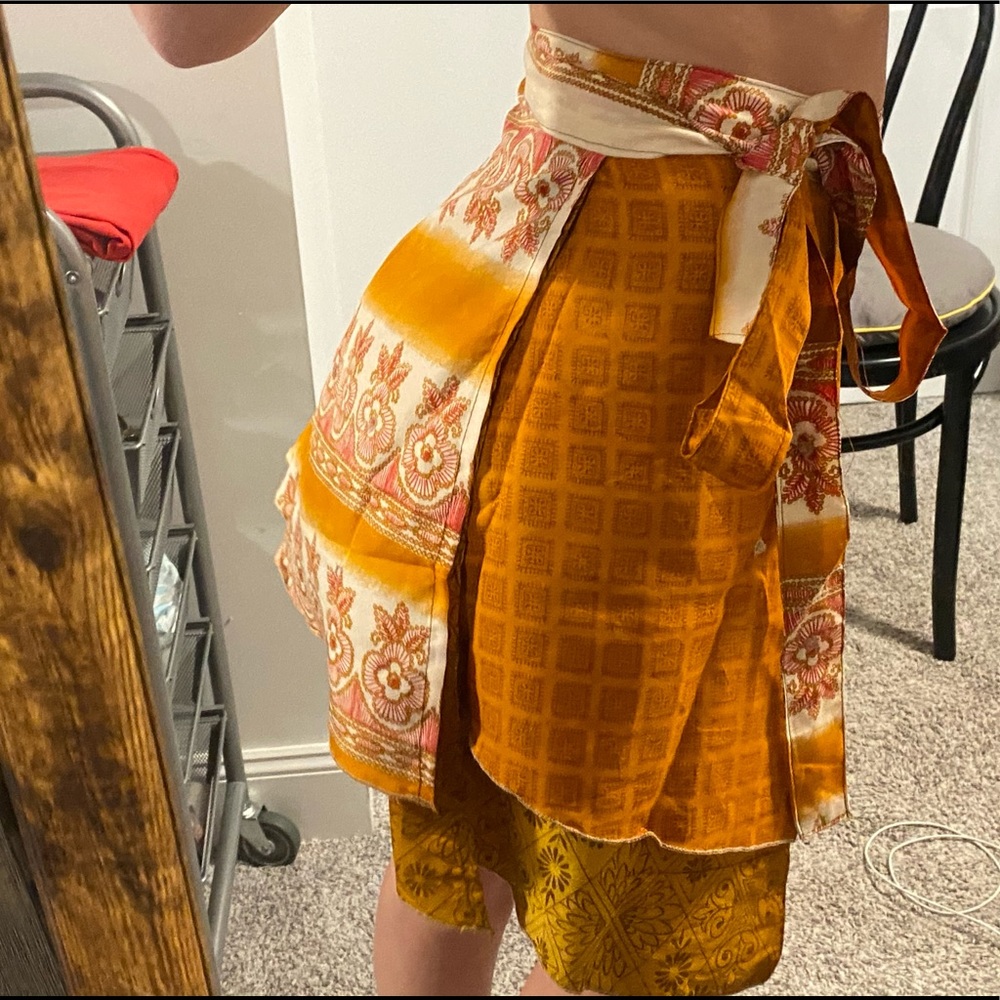 Reversible Wrap Skirt